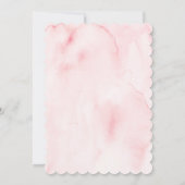 フローラは素敵なOnederful 1歳の誕生日ではない 招待状 (裏面)