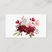 フローラは赤ちゃんシャワーゲームカードの数を推測 エンクロージャーカード (裏面)