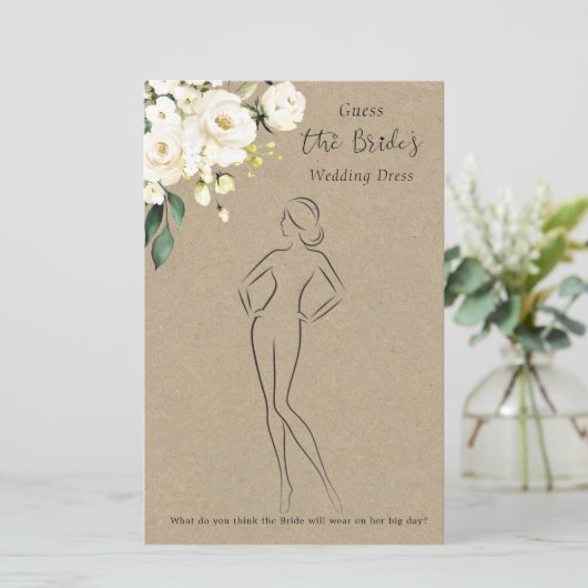 フローラは、ドレスブライダルシャワーのゲームステータスを推測 (スタンド正面)