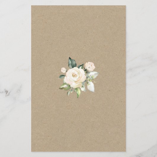 フローラは、ドレスブライダルシャワーのゲームステータスを推測 (裏面)