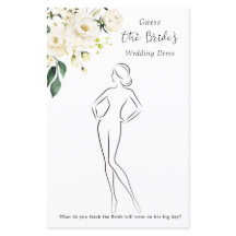 フローラは、ドレスブライダルシャワーのゲームステータスを推測