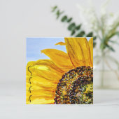 フローラひまわりサプライズ誕生日パーティー 招待状 (スタンド正面)