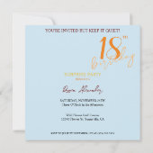 フローラひまわりサプライズ誕生日パーティー 招待状 (裏面)