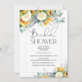 フローラひまわりユーカリブライダルシャワー 招待状 (正面)