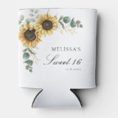 フローラひまわりユーカリプトゥススウィート16パーティー 缶クーラー (正面)