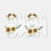 フローラひまわりユーカリ文字ブライダルシャワー フェイバーボックス (折り畳みなし)