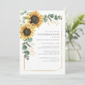 フローラひまわりユーカリ確認 招待状 (スタンド正面)