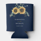 フローラひまわりユーカリ結婚式の引き出物 缶クーラー (裏面)