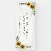 フローラひまわりラブイン開花ブライダルシャワー 横断幕 (縦)