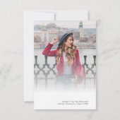 フローラひまわり卒業パーティー2025招待状 招待状 (裏面)