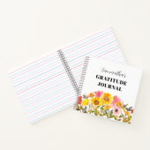 フローラひまわり植物名感謝ジャーナル ノートブック (内部)