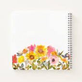 フローラひまわり植物名感謝ジャーナル ノートブック (裏面)