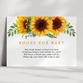 フローラひまわり素朴赤ちゃんシャワーベビー エンクロージャーカード