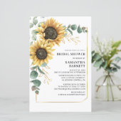 フローラひまわり緑のブライダルシャワー招待 (スタンド正面)