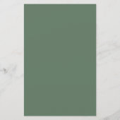 フローラひまわり緑のブライダルシャワー招待 (裏面)