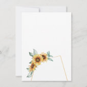 フローラひまわり緑結婚植物園 招待状 (裏面)