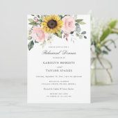 フローラひまわり赤面リハーサルディナ結婚ーズ 招待状 (スタンド正面)
