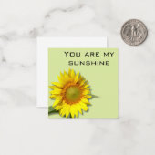 フローラひまわり ノートカード (正面/裏面インサイチュ)