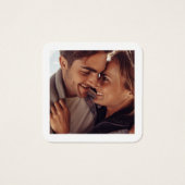 フローラひま結婚わり写真QRコードRSVPカード (裏面)