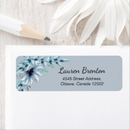 フローラほこりっぽいブルー ラベル