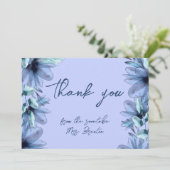 フローラほこりっぽい青紫 サンキューカード (スタンド正面)