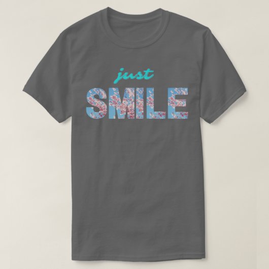 フローラやる気を起こさせるテーマ引用文とhappi tシャツ (デザイン正面)