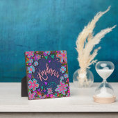 フローラやる気を起こさせるハートの親切な感性 フォトプラーク (インサイチュ)