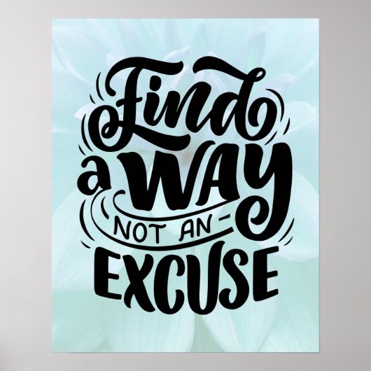 フローラやる気を起こさせる引用文ポスター ポスター (正面)