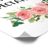 フローラやる気を起こさせる確認オフィス教室 ポスター (角)