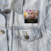 フローラを愛する思い出の葬儀の写真 缶バッジ (インサイチュ)