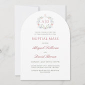 フローラを構成する集団宗教結婚の 招待状 (正面)