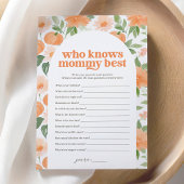 フローラを知っているカボチャの赤ちゃん最高のシャワー 招待状