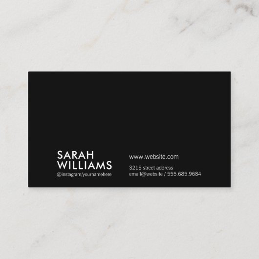 フローラアイコンと自然花枝 名刺 (裏面)