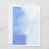 フローラアイスクリームコーンベビーシャワー 招待状 (裏面)