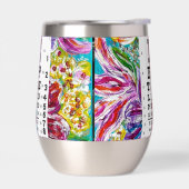 フローラアイチャート熱ワインタンブラー (左面)