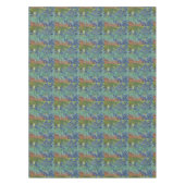 フローラアイリスズガーデンビンセントバンインスパイアゴッホ テーブルクロス (正面)