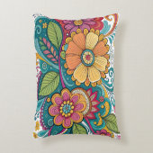 フローラアカラフルート枕 アクセントクッション (正面(垂直))