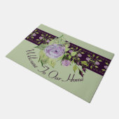 フローラアクセントエレガント ドアマット (アングル)