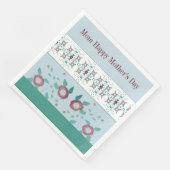 フローラアクセントティール（緑がかった色）及びライトブルー (コーナー)