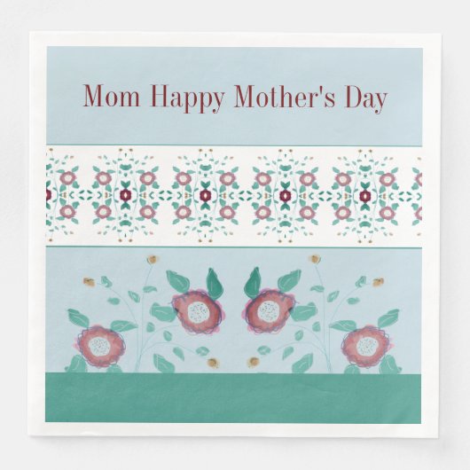 フローラアクセントティール（緑がかった色）及びライトブルー (正面)