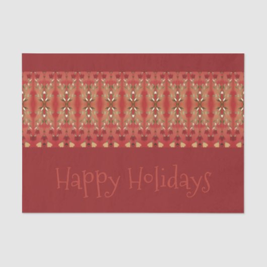 フローラアクセントヴィンテージ休日 薄葉紙 (正面)