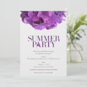 フローラアクセント：サマーパーティの招待状 招待状 (スタンド正面)