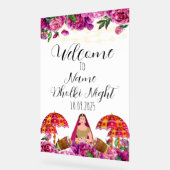 フローラアクリルのドルキの夜表 アクリルサイン (傾斜)