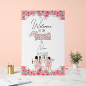 フローラアクリルブライダルシャワー標識 アクリルサイン (ウェディング)