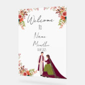 フローラアクリル酸メンディ徴候 アクリルサイン (傾斜)