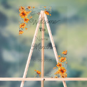 フローラアクリル酸メンディ徴候 アクリルサイン (ニュートラル)