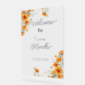 フローラアクリル酸メンディ徴候 アクリルサイン (傾斜)