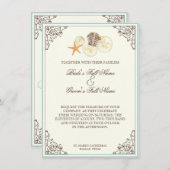 フローラアジアナフラワーシーシェルスワーズビーチ 招待状 (正面/裏面)