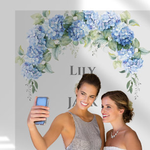 フローラアジサイ写真セルフィー結婚の背景 タペストリー