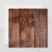 フローラアジサイ素朴ズウッドリハーサルディナー 招待状 (裏面)